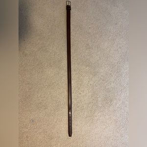 Brown men's belt